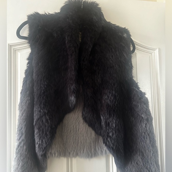 Yves Solomon rabbit fur vest Europe 36 - Picture 3 of 4